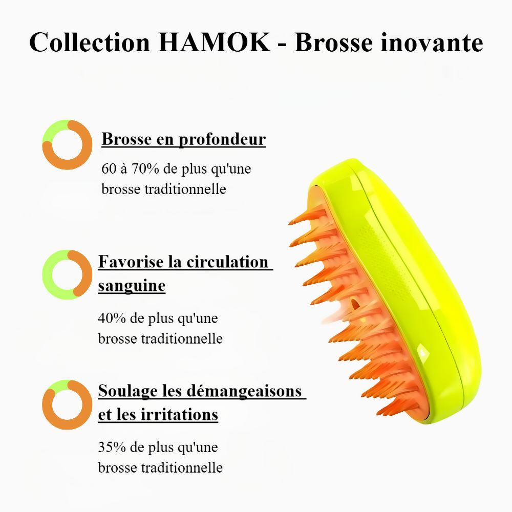 COLLECTION HAMOK | Brosse relaxante